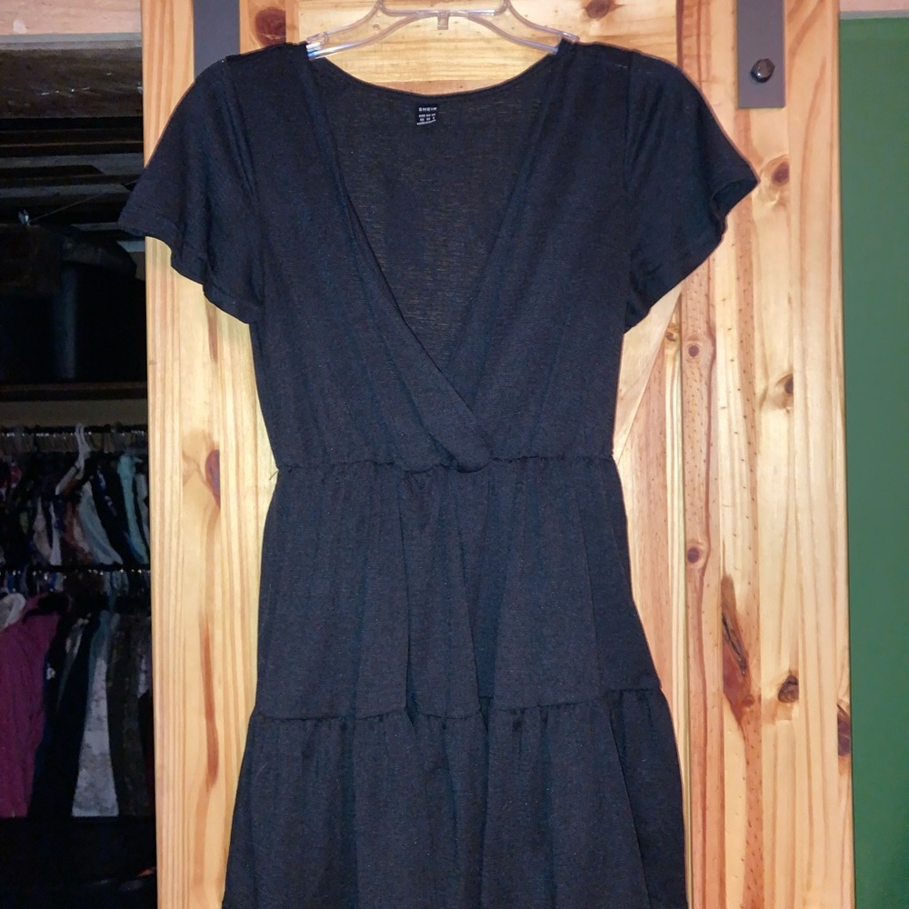 SHEIN Black Mini Dress